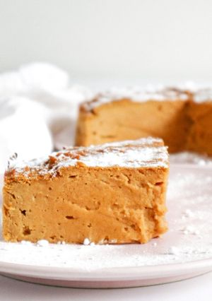 Une photo de Le potilmond (gâteau potiron amande)