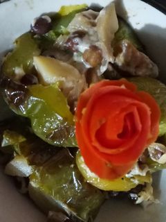 शिमला मिर्च चीज चाट रेसिपी मुख्य फोटो