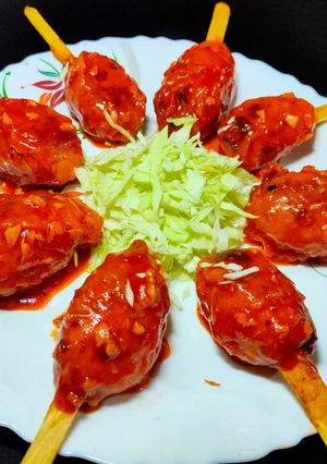 A picture of Indo Chinese Veg Lollipop.