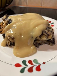 Mákos guba vaníliaöntettel recept fotója