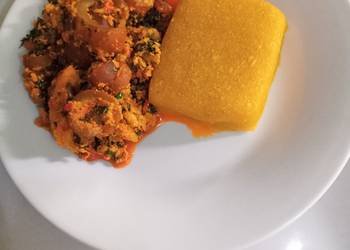 How to Recipe Appetizing Yellow garri eba