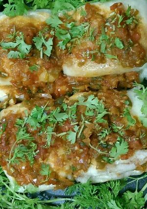 A picture of Masala Pav.