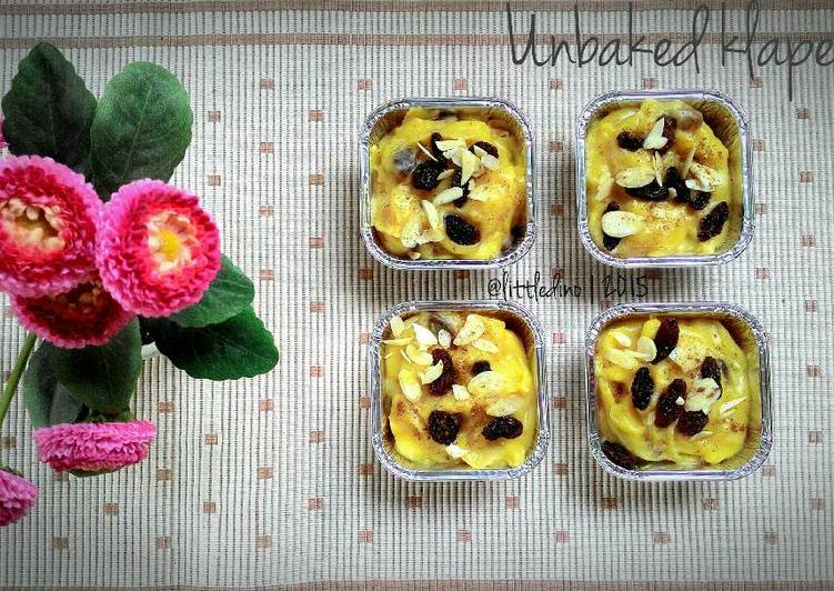 Resep Unbaked Klapetart, Lezat