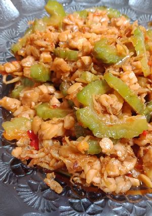 Foto resep Pare tempe teri medan