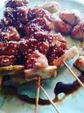 Yakitori.. spiedini di pollo giapponesi..
