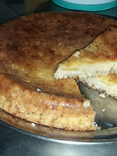 Una foto de Torta de manzana sin gluten