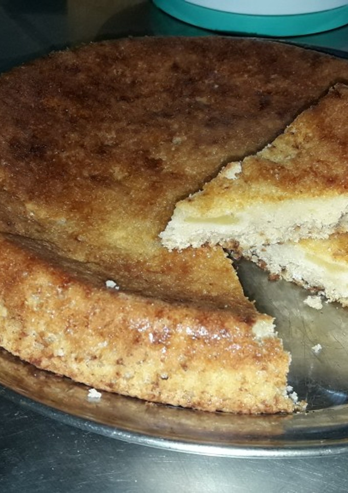 Una foto de Torta de manzana sin gluten