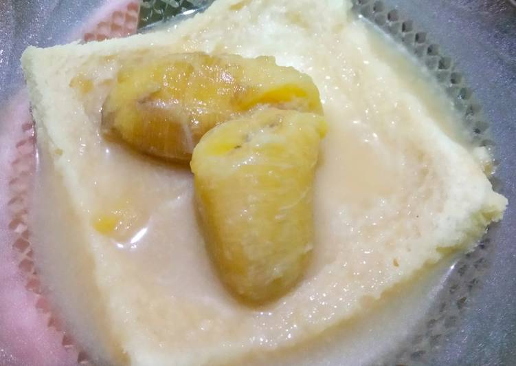 Roti Tawar Siram Kolak Pisang 😋