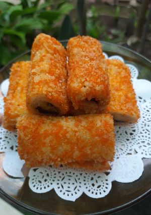 Foto resep Roti gulung piscokju (pisang, coklat, keju)