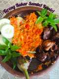 Terong Bakar Sambel Kemiri