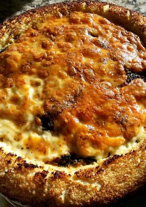 Foto principal de Pastel de coliflor con vegetales y queso provolone