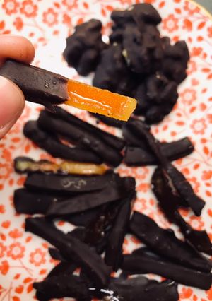 Una foto de Naranjas confitadas