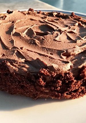 A picture of Chocolate mash potato cake.