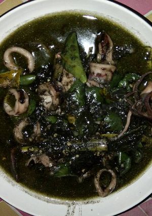 Foto resep Cumi bumbu hitam