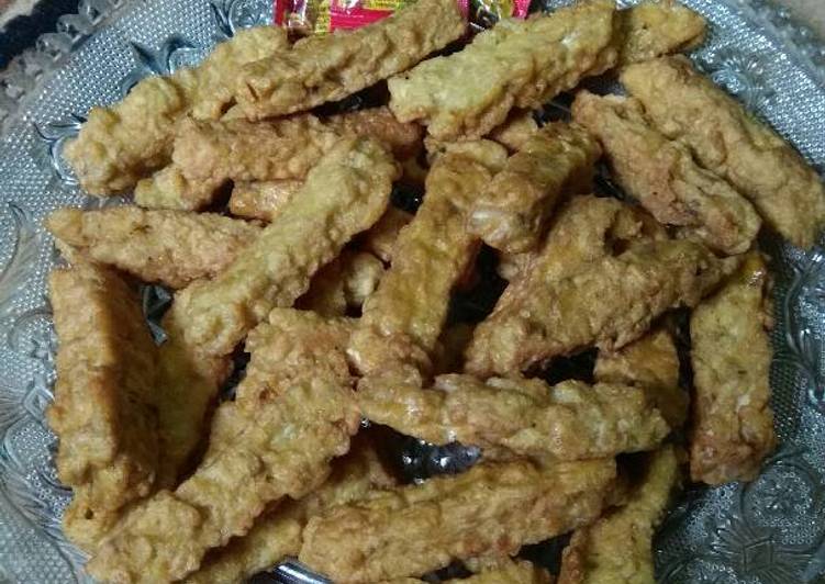 Tempe goreng telur