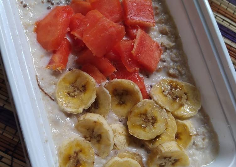 Cara Memasak Cepat Overnight (Oatmeal diet) Ala Warung