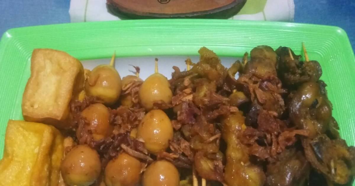 Resep Sate Tahu Kuning Enak Dan Mudah Cookpad