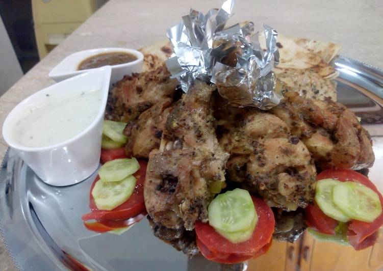 Chicken Afghani Tikka Recipe By Uzma Latif Cookpad