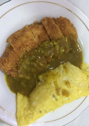 Foto resep Chicken katsu curry rice