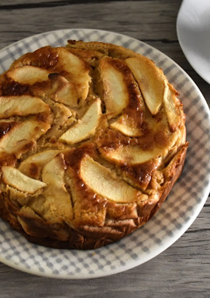 Una foto de Tarta de manzana y yogur