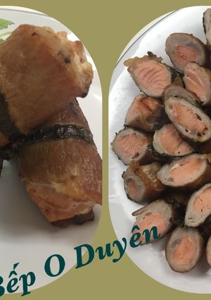 Hình của món Thịt cuộn cá hồi áp chảo.