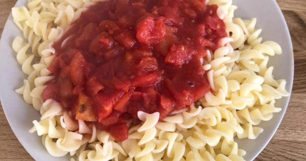 Fast pasta Recipe by Freespiritbooklover X - Cookpad