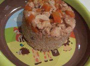 Foto resep Nasi tim tuna wortel (MPASI 1 tahun)