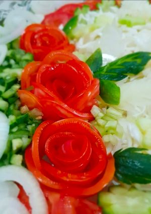 صورة لوصفة وردة الطماطم