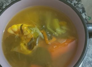 Una foto de Caldo de Verduras