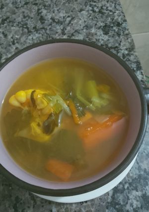 Una foto de Caldo de Verduras