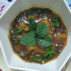 A picture of Aloo methi.
