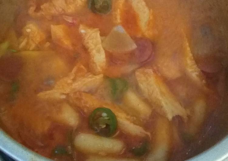 Toppoki kuah gocujang