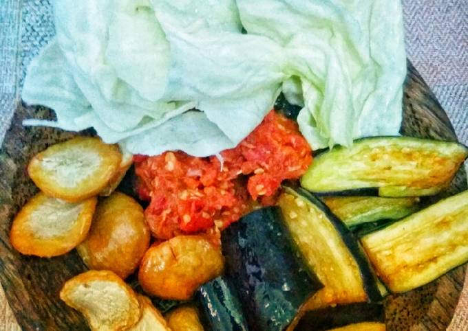 Sambal terasi ala ayam penyet