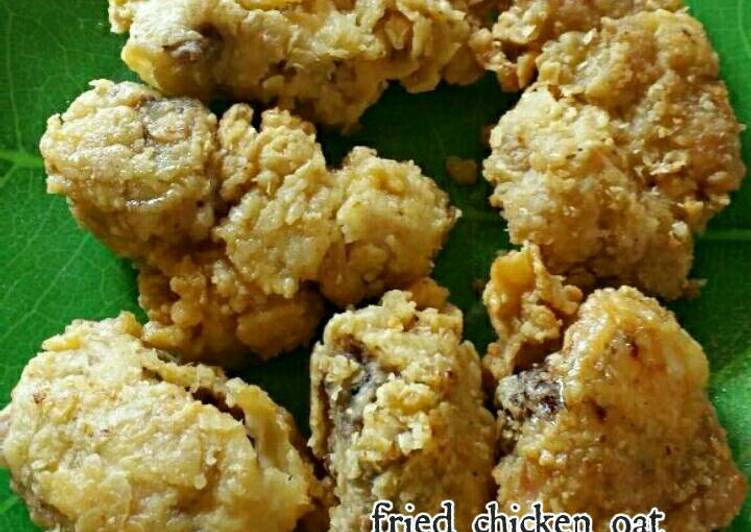 Resep Fried chicken oat/ayam krispy, Menggugah Selera