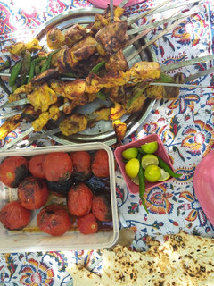 عکسی از دستور جوجه کباب مخصوص 😋