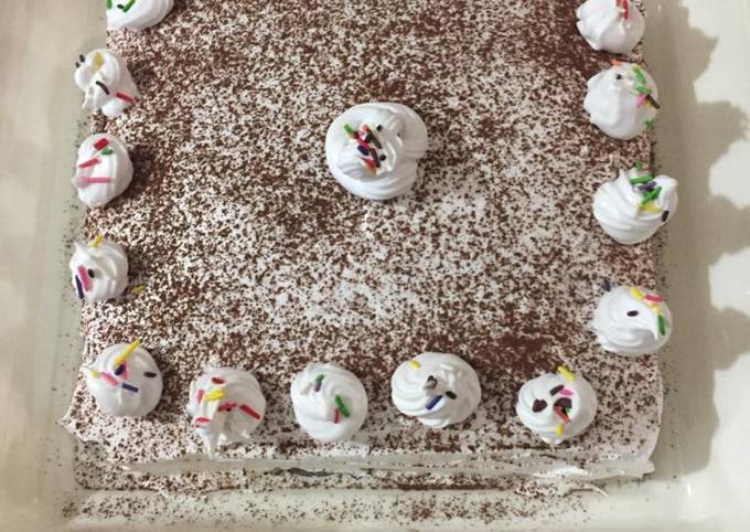 Recipe of Super Quick Black forest chocolate sponge cake