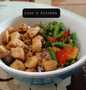 Resep Rice bowl ayam+tahu+jamur bumbu bakmoy tanpa kuah yang Sempurna