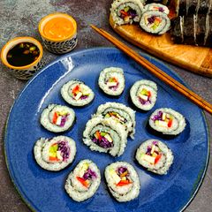 A picture of Vegetarian Sushi Rolls.