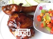 Gambar ayam bakar madu teflon