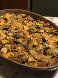 Gratin d'arcobalenos au thon et parmesan