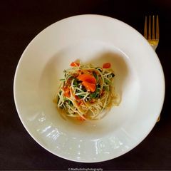 A picture of High fibre Spinach Noodle Salad.
