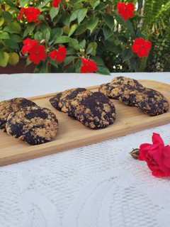 Una foto de Galletitas marmoladas de avena