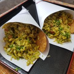 Mumbai bhelpuri A picture of Mumbai bhelpuri.