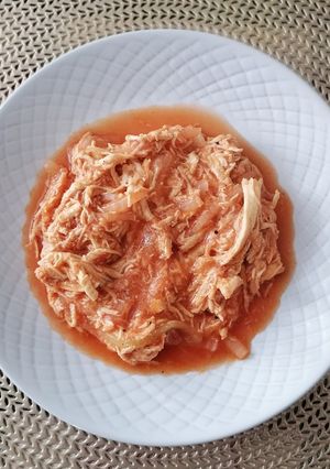 Una foto de Tinga de pollo expréss