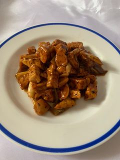 Foto resep Tumis Ayam Tempe Saus Lada Hitam