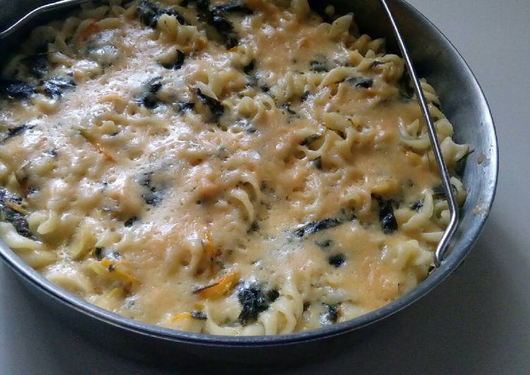 Macaroni Bayam sehat dan enak