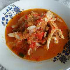 A picture of Tumis teri basah.