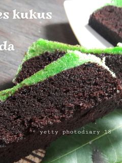 Foto resep Brownies kukus coklat pandan #SelasaBisa