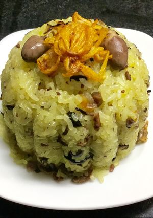 Hình của món Xôi chim câu.