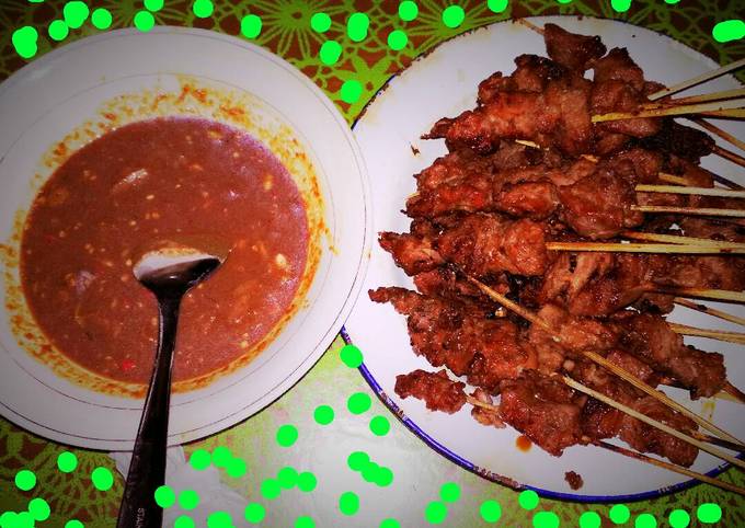 Resep: Sate kambing dengan Sambal kacang Sepesial..yamiee😘#KitaBerbagi Yang Sederhana